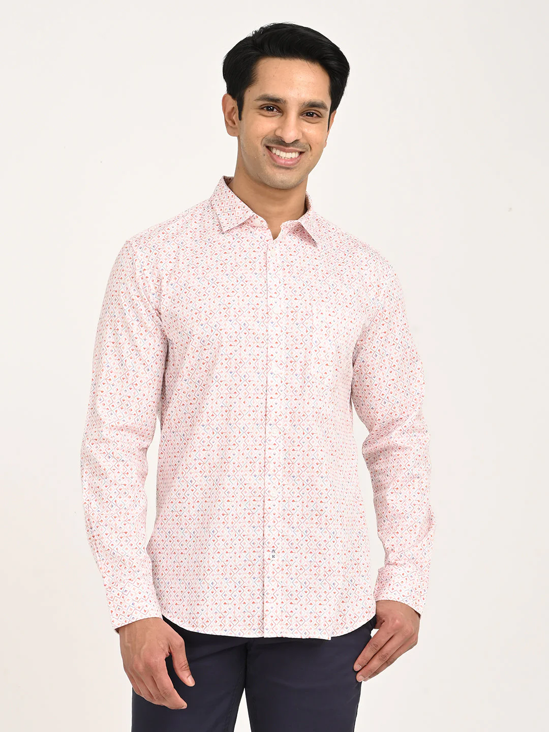 Men's Printed Full Sleeve Cotton Shirt