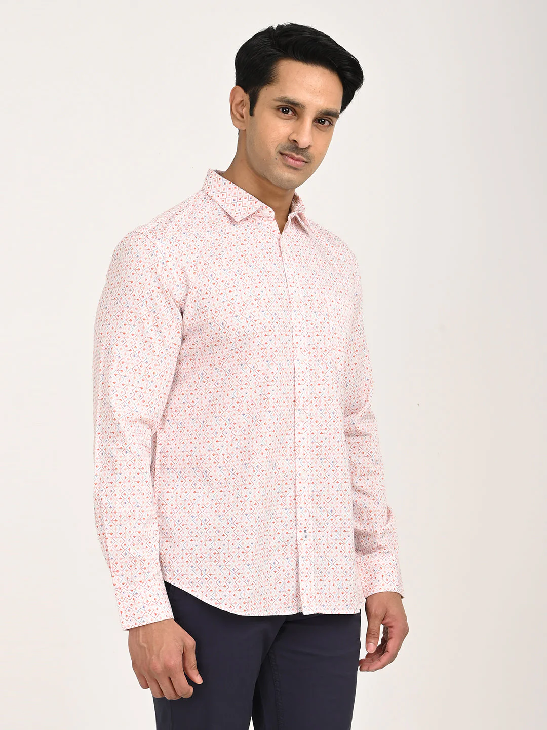 Men's Printed Full Sleeve Cotton Shirt - Image 3