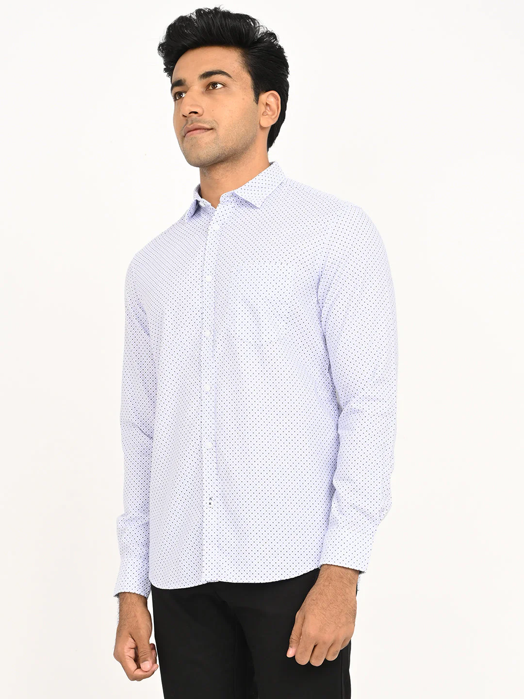 Men's Printed Full Sleeve Cotton Shirt - Image 2