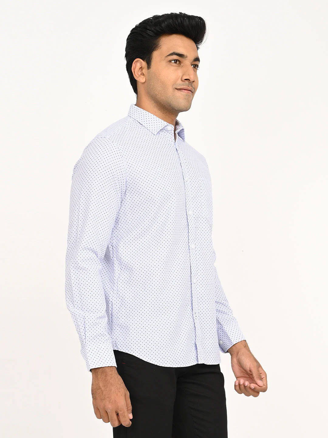 Men's Printed Full Sleeve Cotton Shirt - Image 3