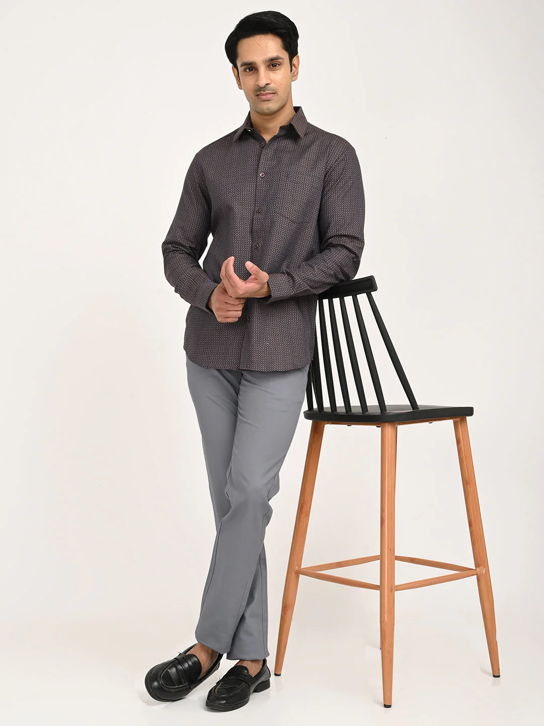 Men's Printed Full Sleeve Cotton Shirt - Image 6