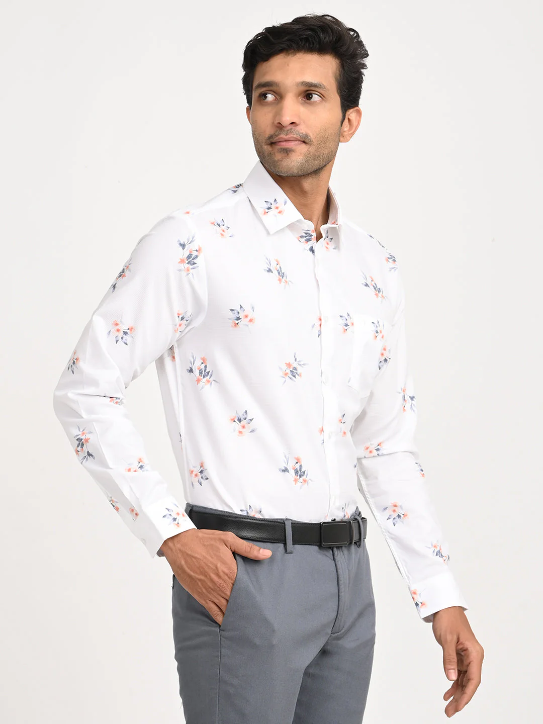 Men's Printed Full Sleeve Cotton Shirt - Image 3