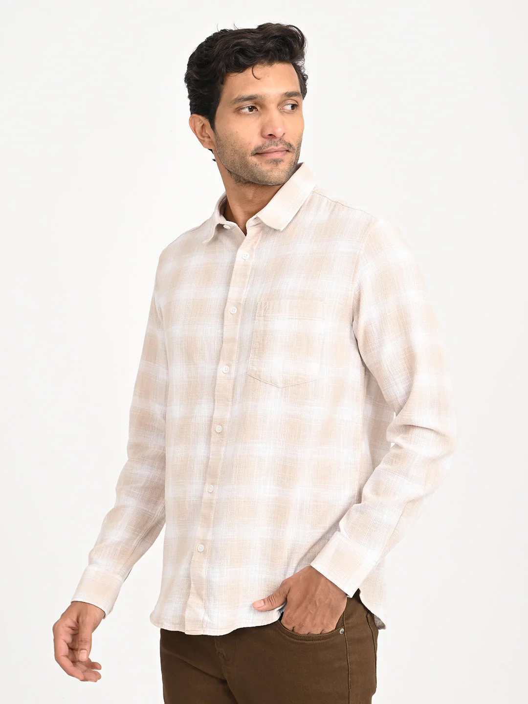 Men's Printed Full Sleeve Cotton Shirt - Image 2