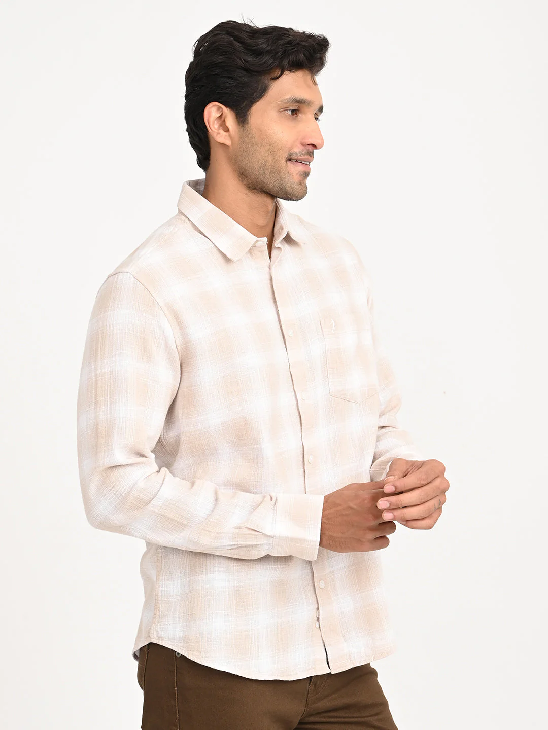 Men's Printed Full Sleeve Cotton Shirt - Image 3