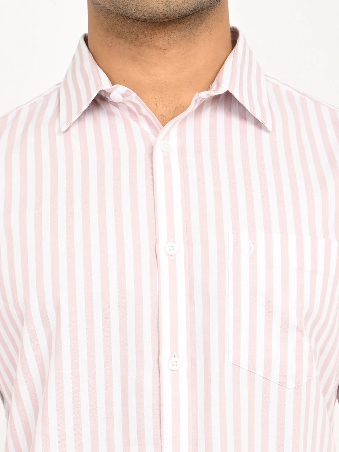 Men's Striped Full Sleeve Cotton Shirt - Image 5