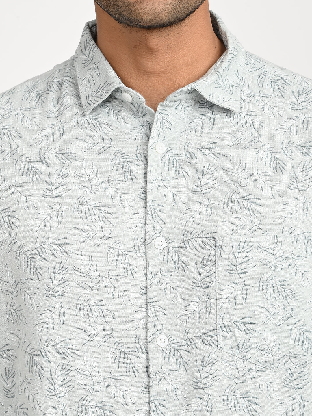 Men's Printed Full Sleeve Viscose Blend Shirt - Image 5