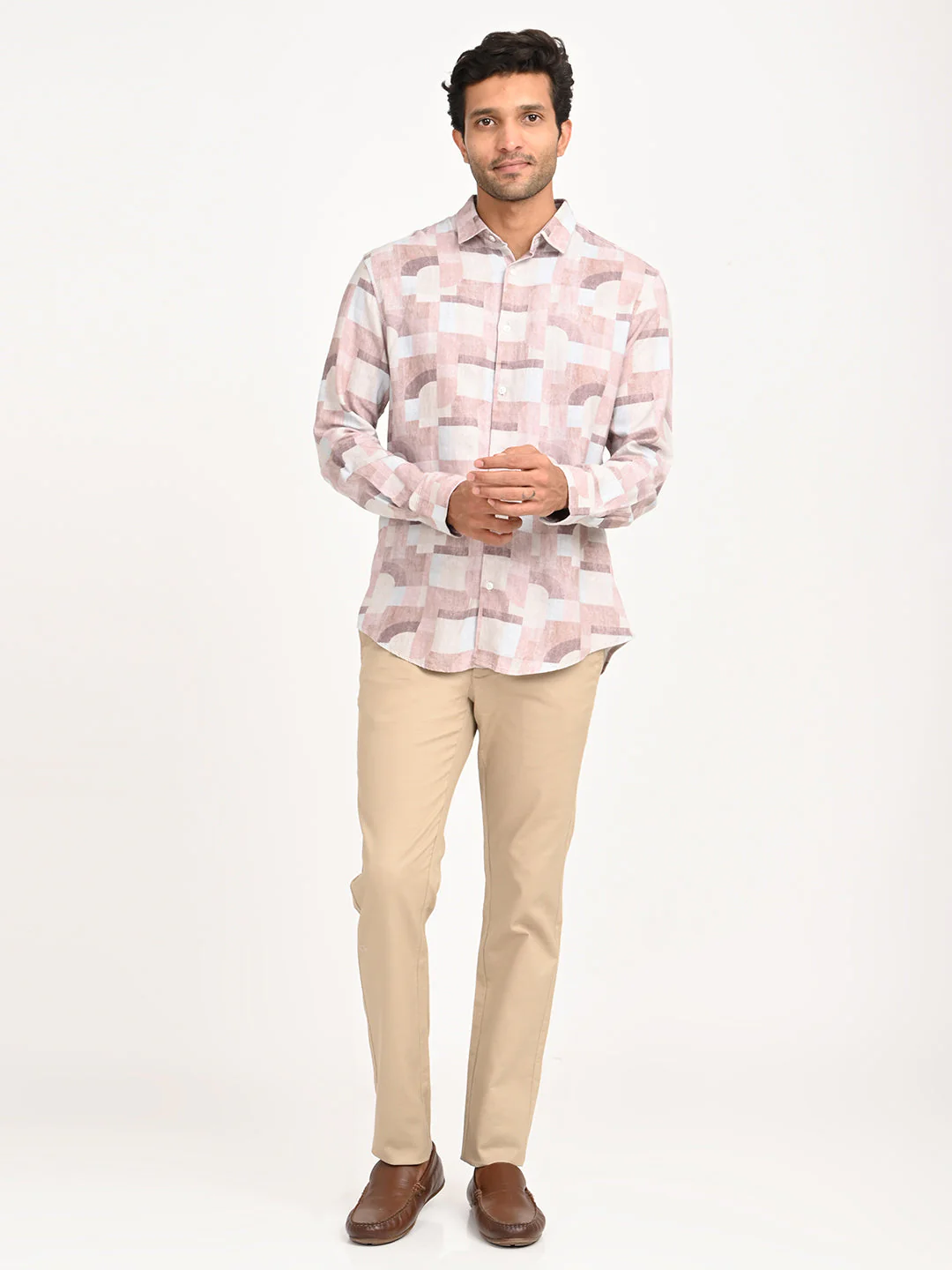 Men's Printed Full Sleeve Viscose Blend Shirt - Image 6