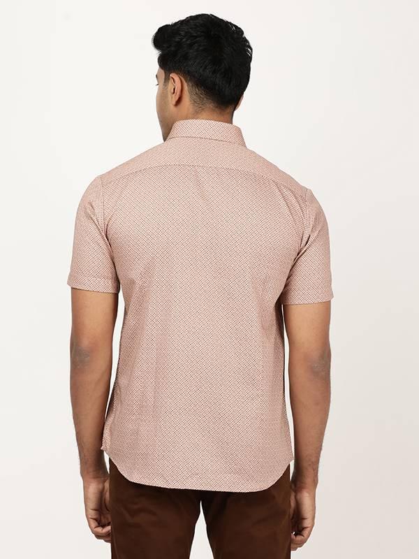 Men's Printed Half Sleeves Cotton Shirt - Image 5