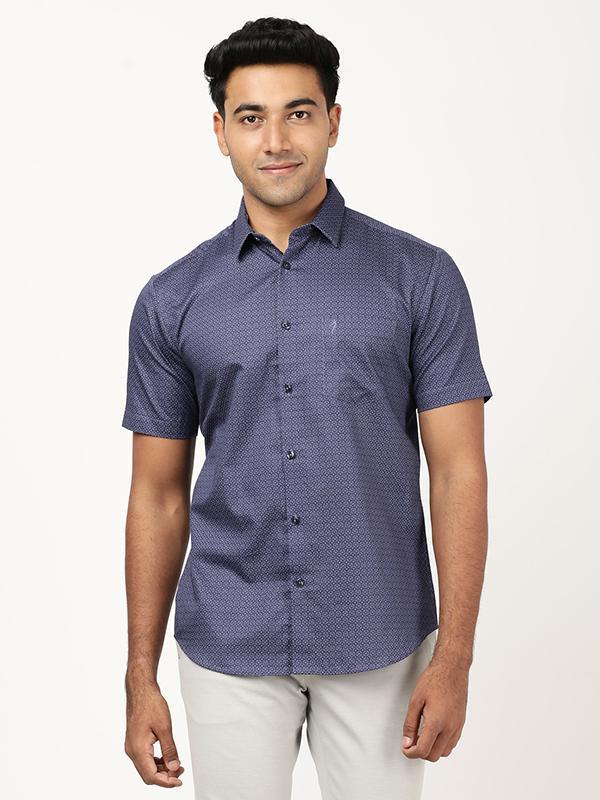 Men's Printed Half Sleeves Cotton Shirt - Image 6