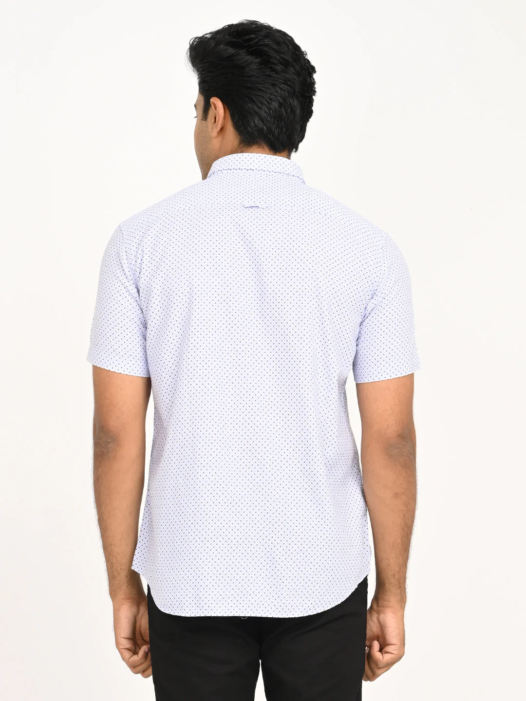 Men's Printed Half Sleeve Cotton Shirt - Image 4