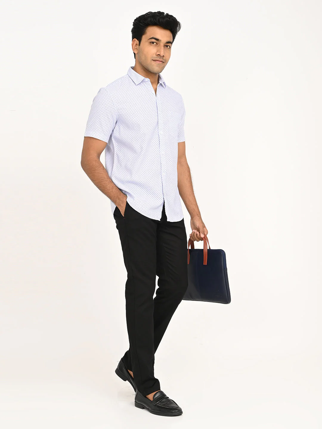 Men's Printed Half Sleeve Cotton Shirt - Image 6