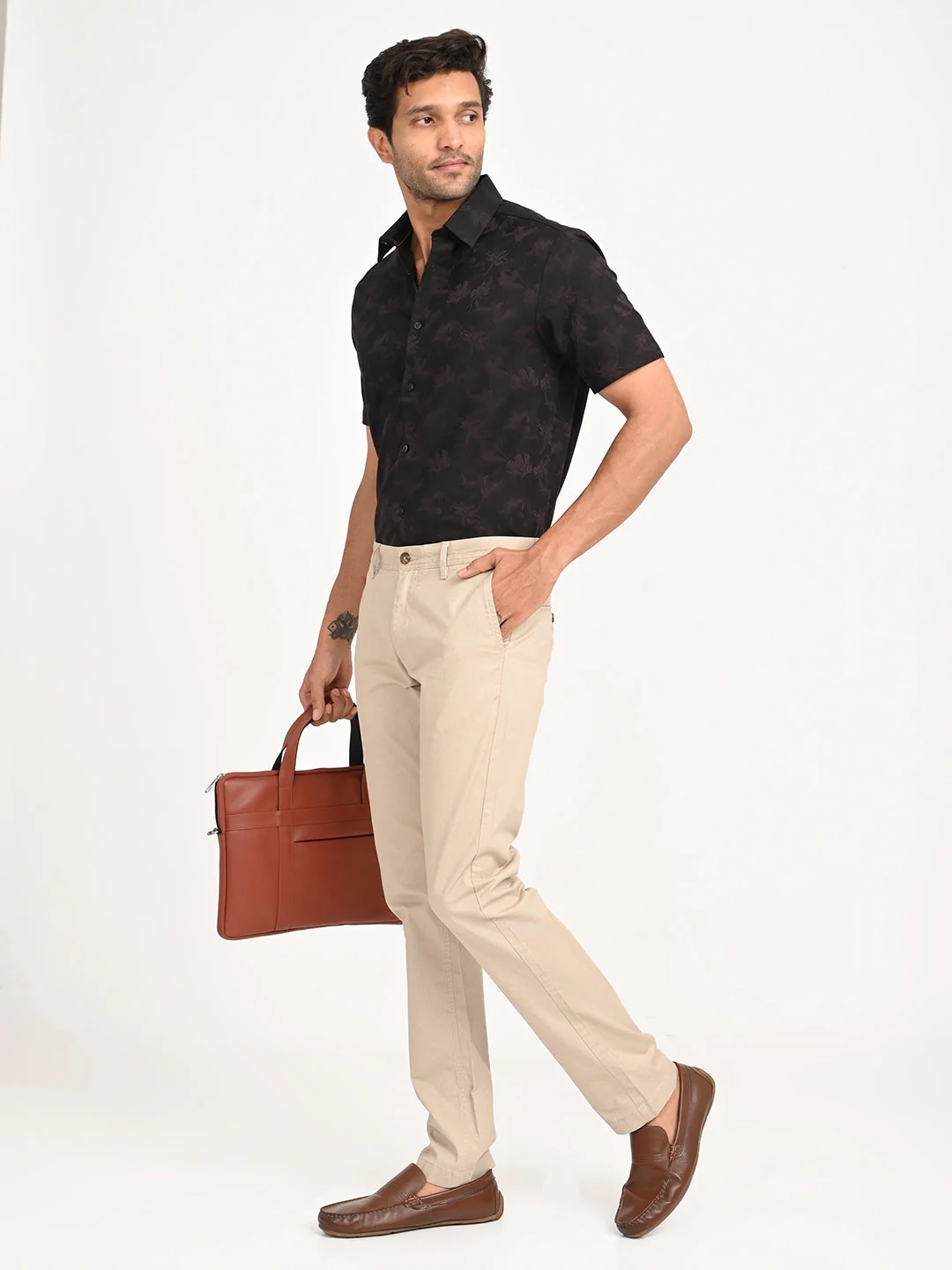 Men's Printed Half Sleeve Cotton Shirt - Image 6