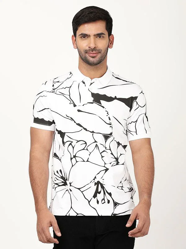Men's Printed Polo T-Shirt