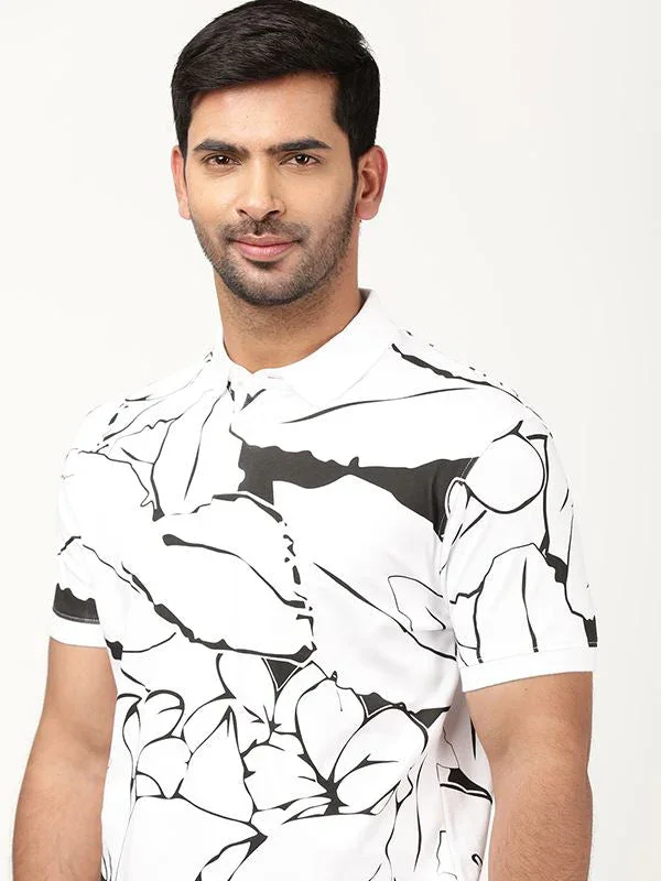 Men's Printed Polo T-Shirt - Image 2