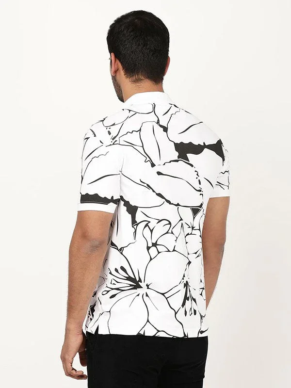 Men's Printed Polo T-Shirt - Image 5