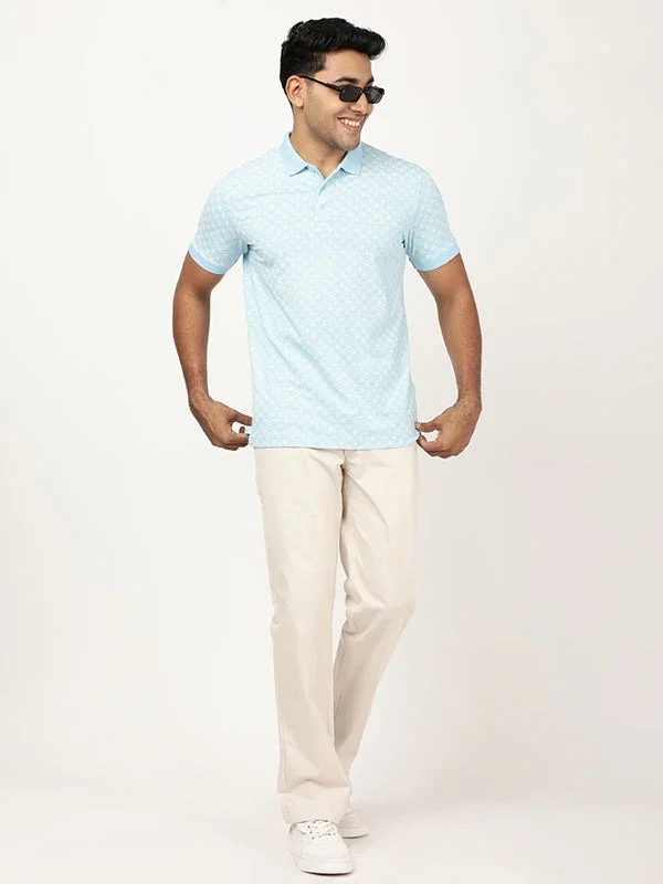 Men's Printed Polo T-Shirt - Image 4