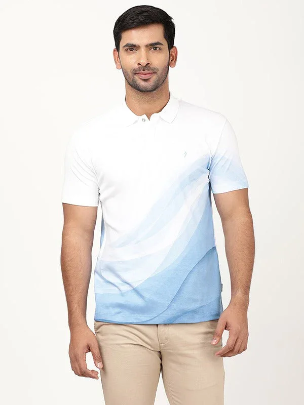 Men's Printed Polo T-Shirt
