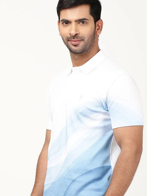 Men's Printed Polo T-Shirt - Image 2