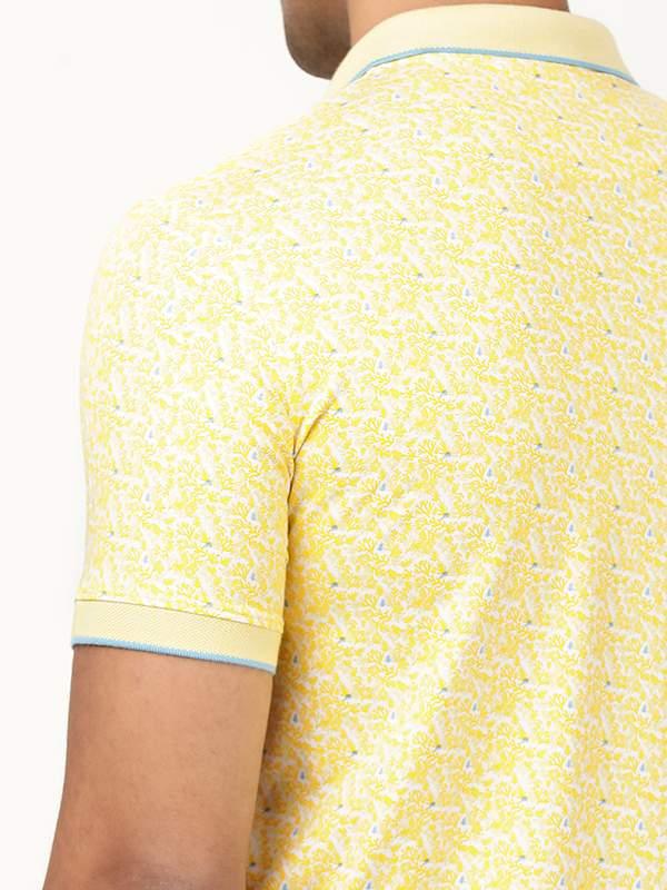 Men's Printed Polo T-Shirt - Image 3