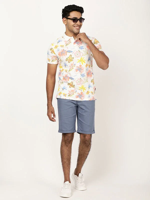 Men's Printed Polo T-Shirt - Image 4