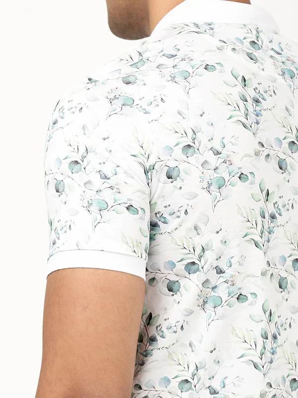 Men's Printed Polo T-Shirt - Image 3