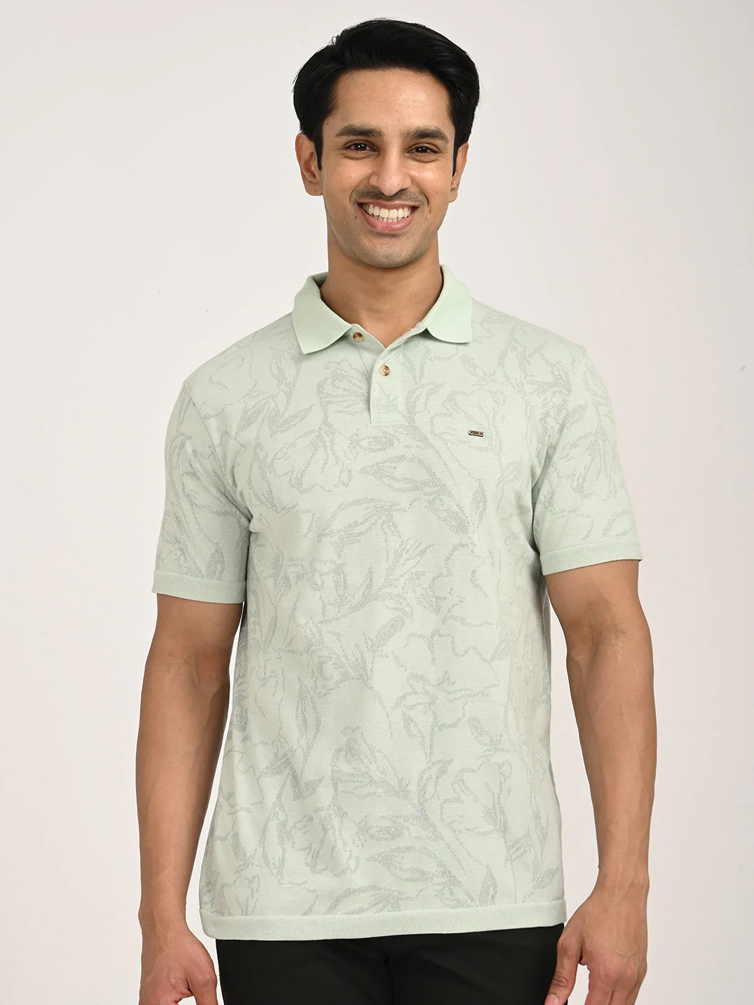 Men's Printed Polo T-Shirt