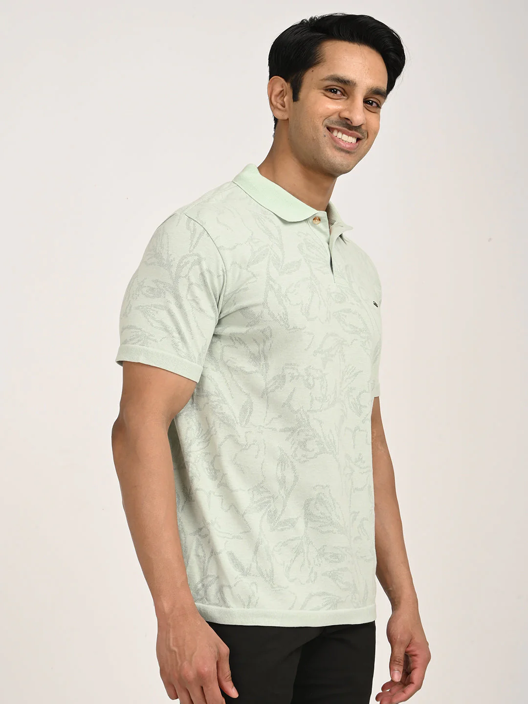 Men's Printed Polo T-Shirt - Image 3