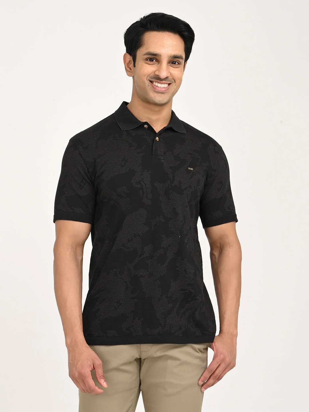 Men's Printed Polo T-Shirt