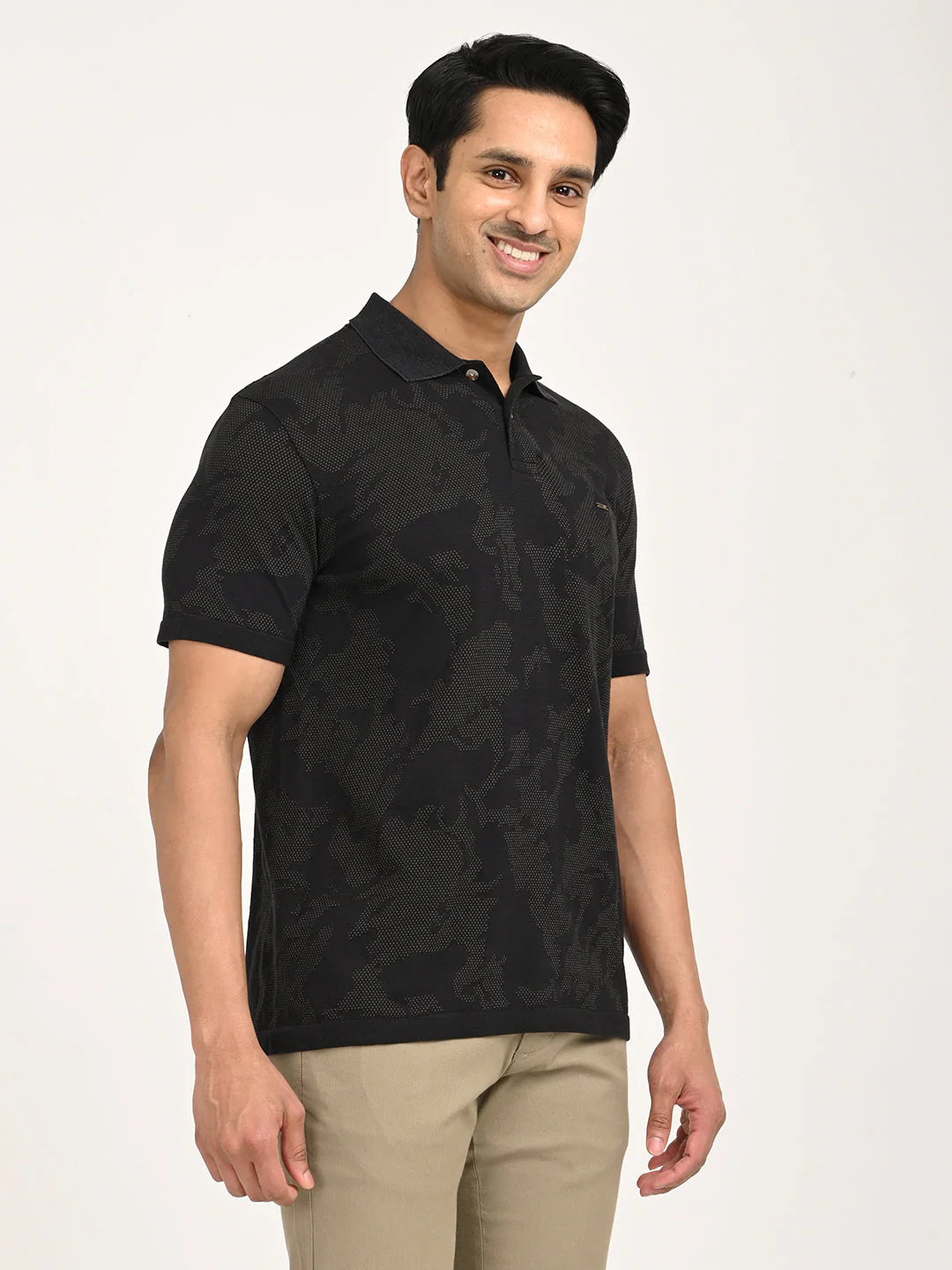 Men's Printed Polo T-Shirt - Image 3