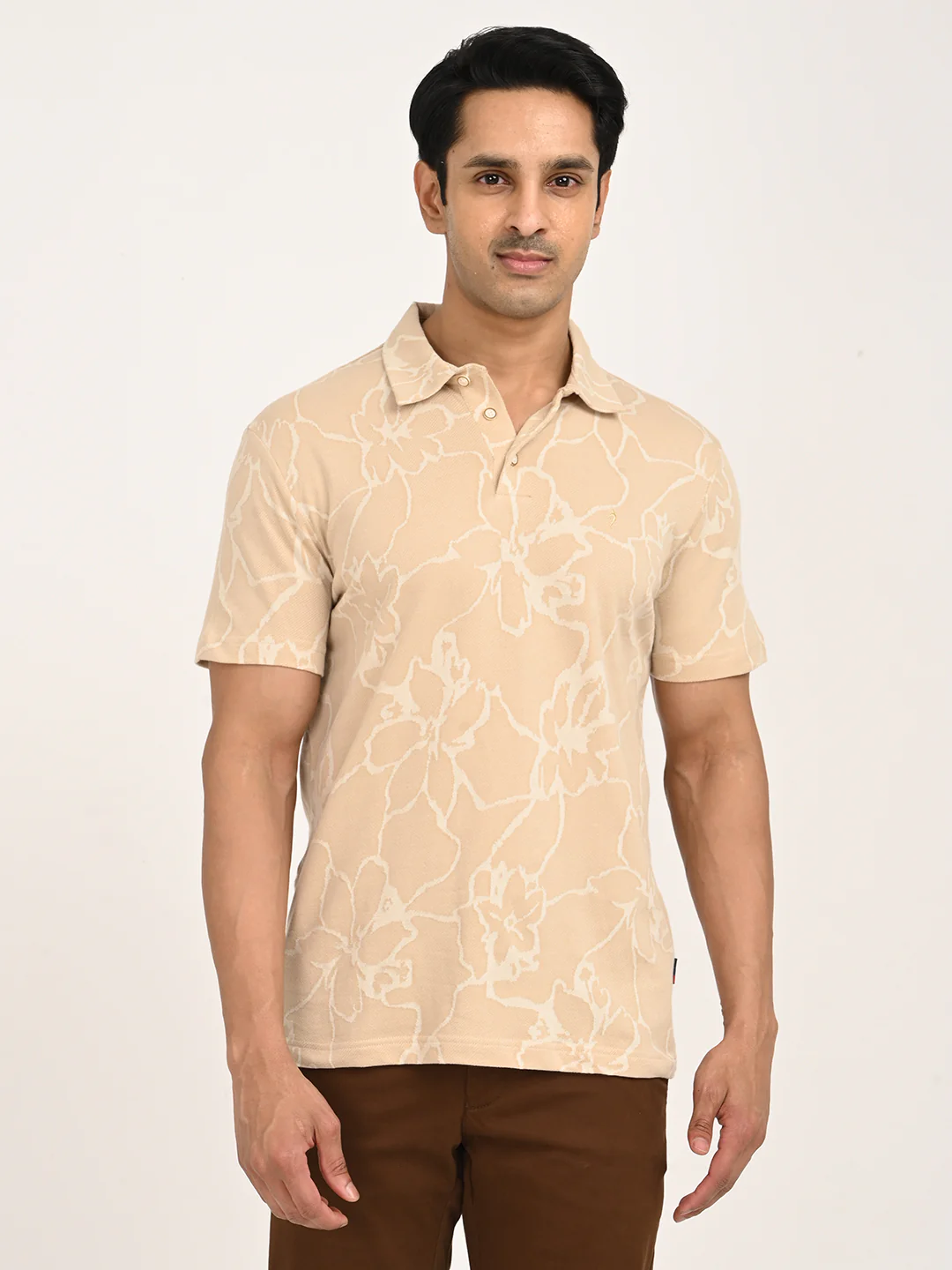 Men's Printed Polo T-Shirt
