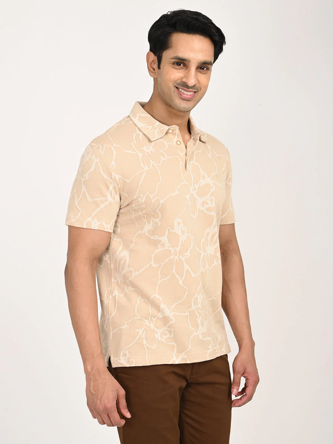 Men's Printed Polo T-Shirt - Image 3