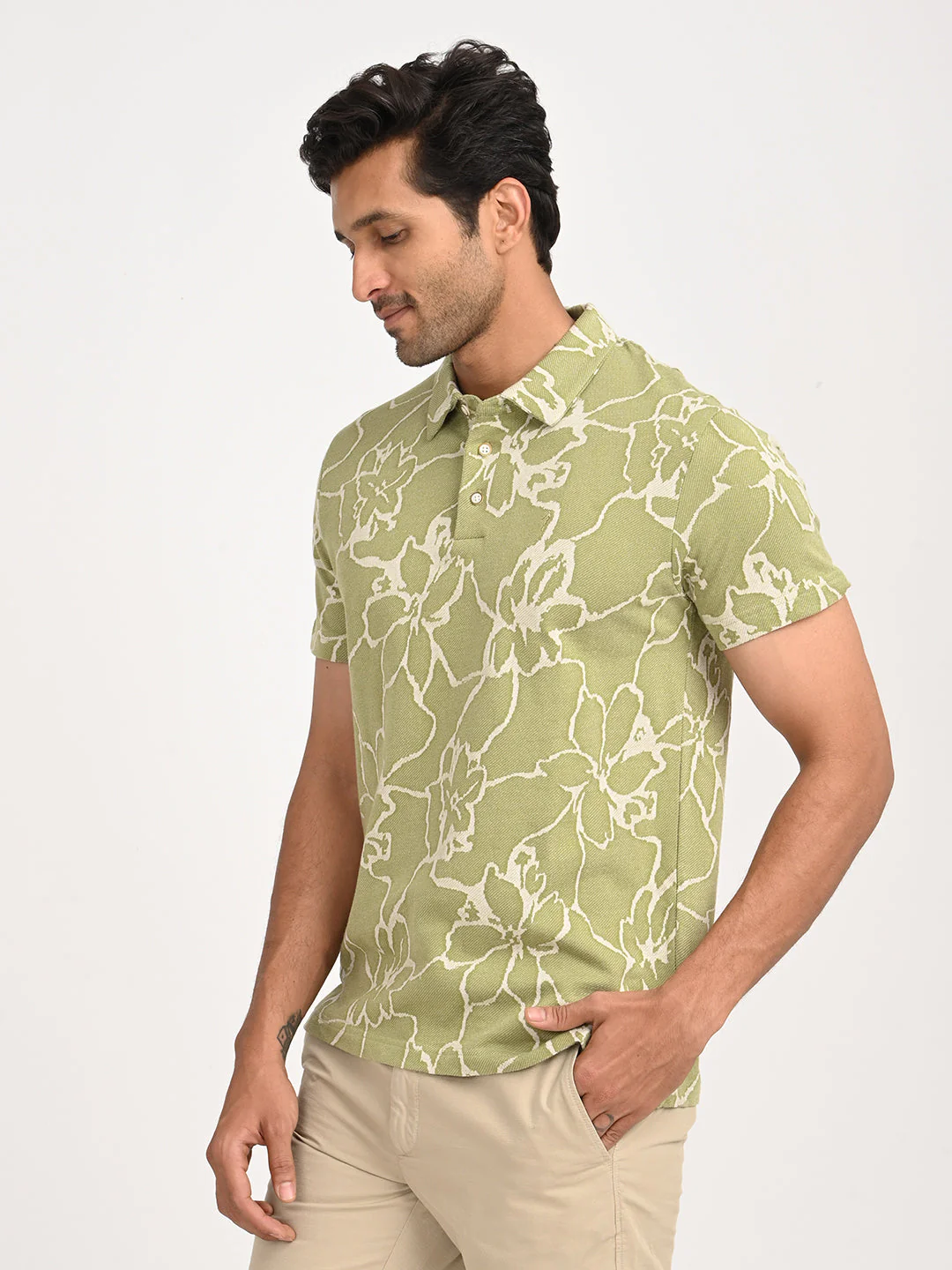 Men's Printed Polo T-Shirt - Image 8