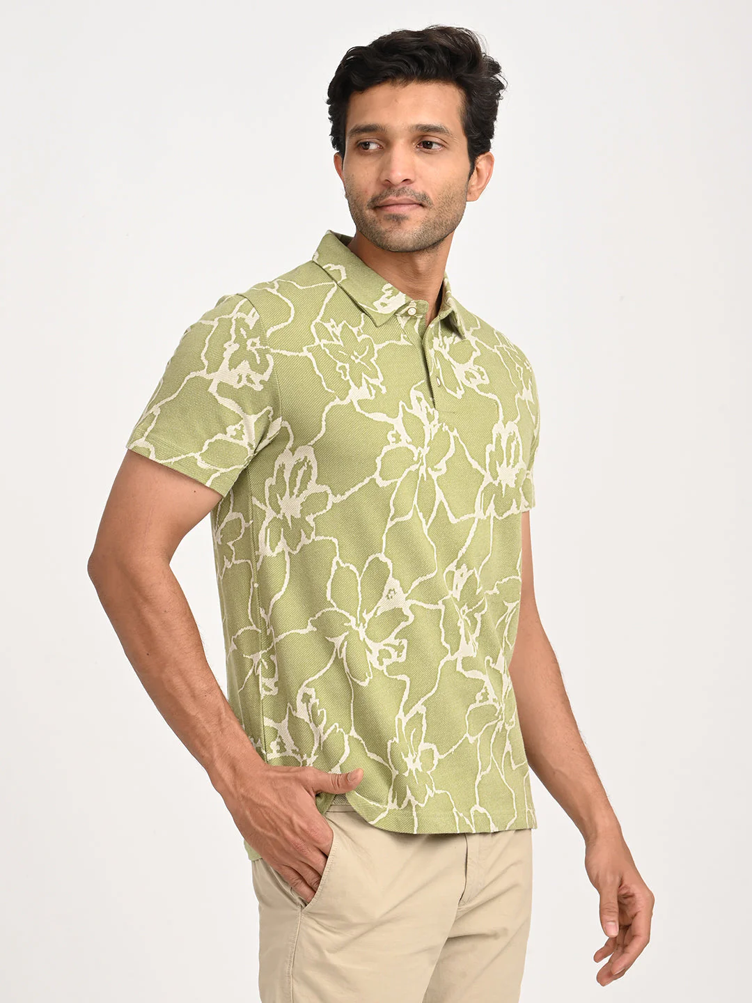 Men's Printed Polo T-Shirt - Image 9