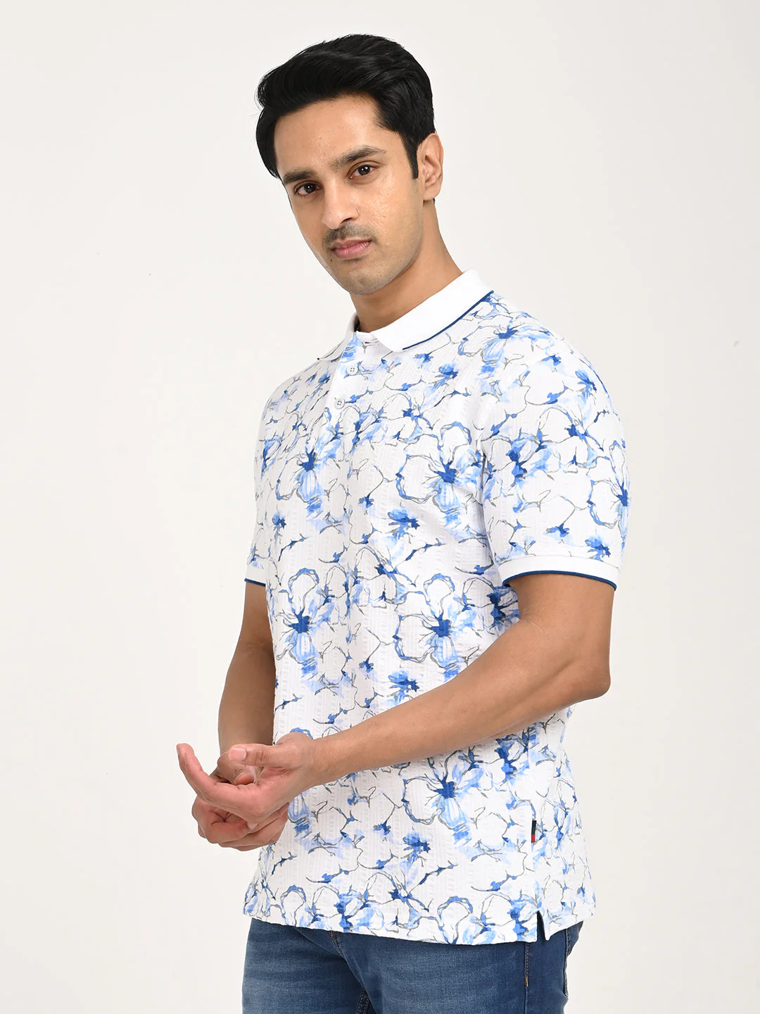 Men's Printed Polo T-Shirt - Image 2