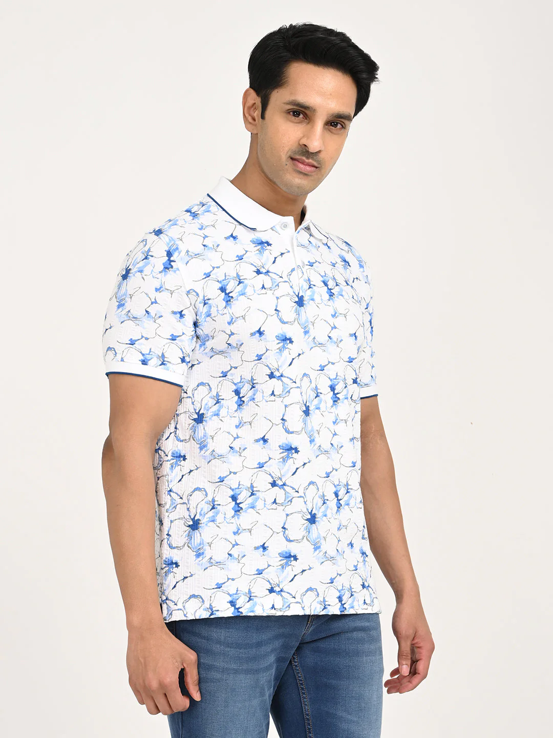 Men's Printed Polo T-Shirt - Image 3