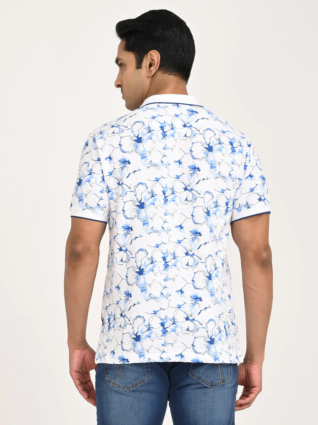 Men's Printed Polo T-Shirt - Image 4