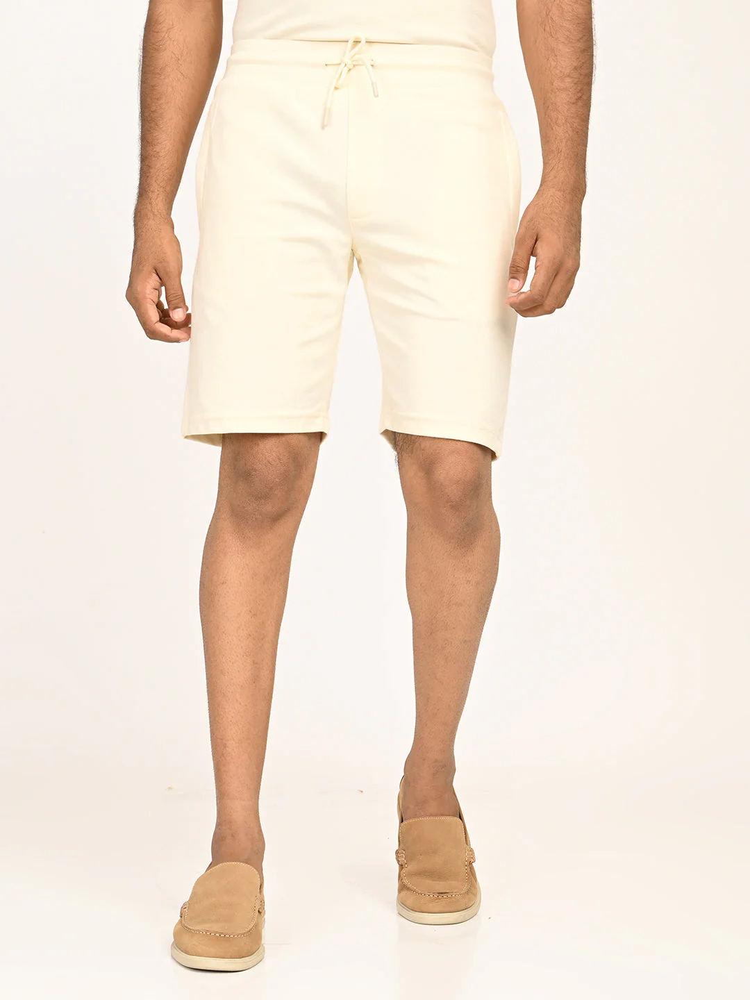Men's Solid Cotton Blend Shorts