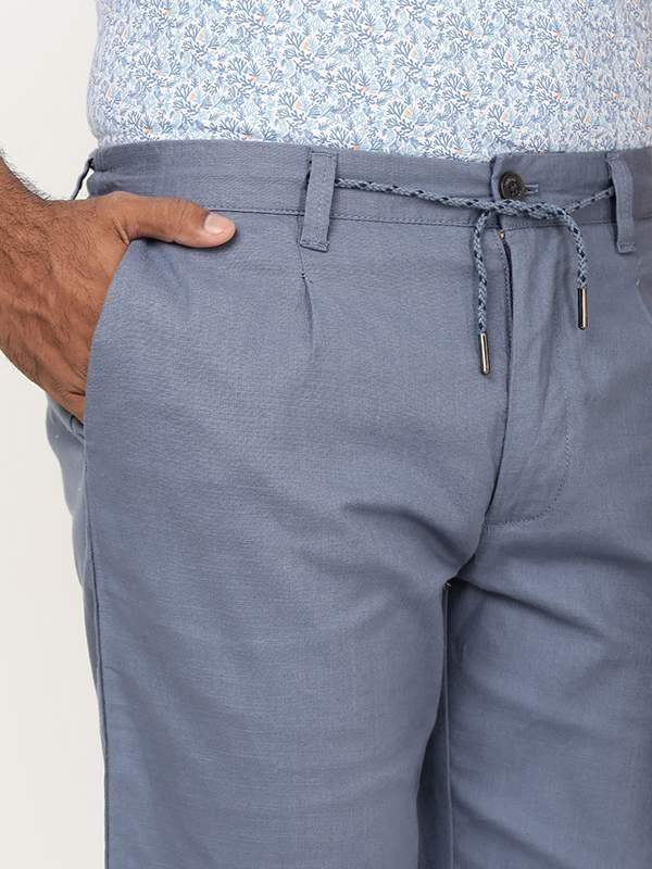Men's Solid Cotton Stretch Shorts - Image 7