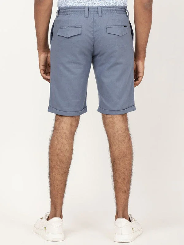 Men's Solid Cotton Stretch Shorts - Image 9