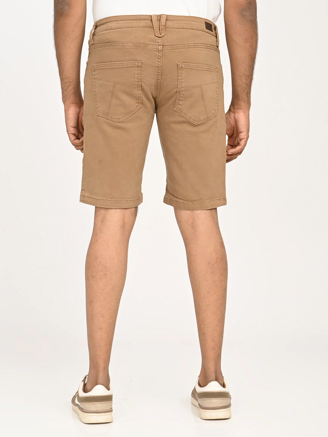 Men's Solid Cotton Stretch Shorts - Image 11