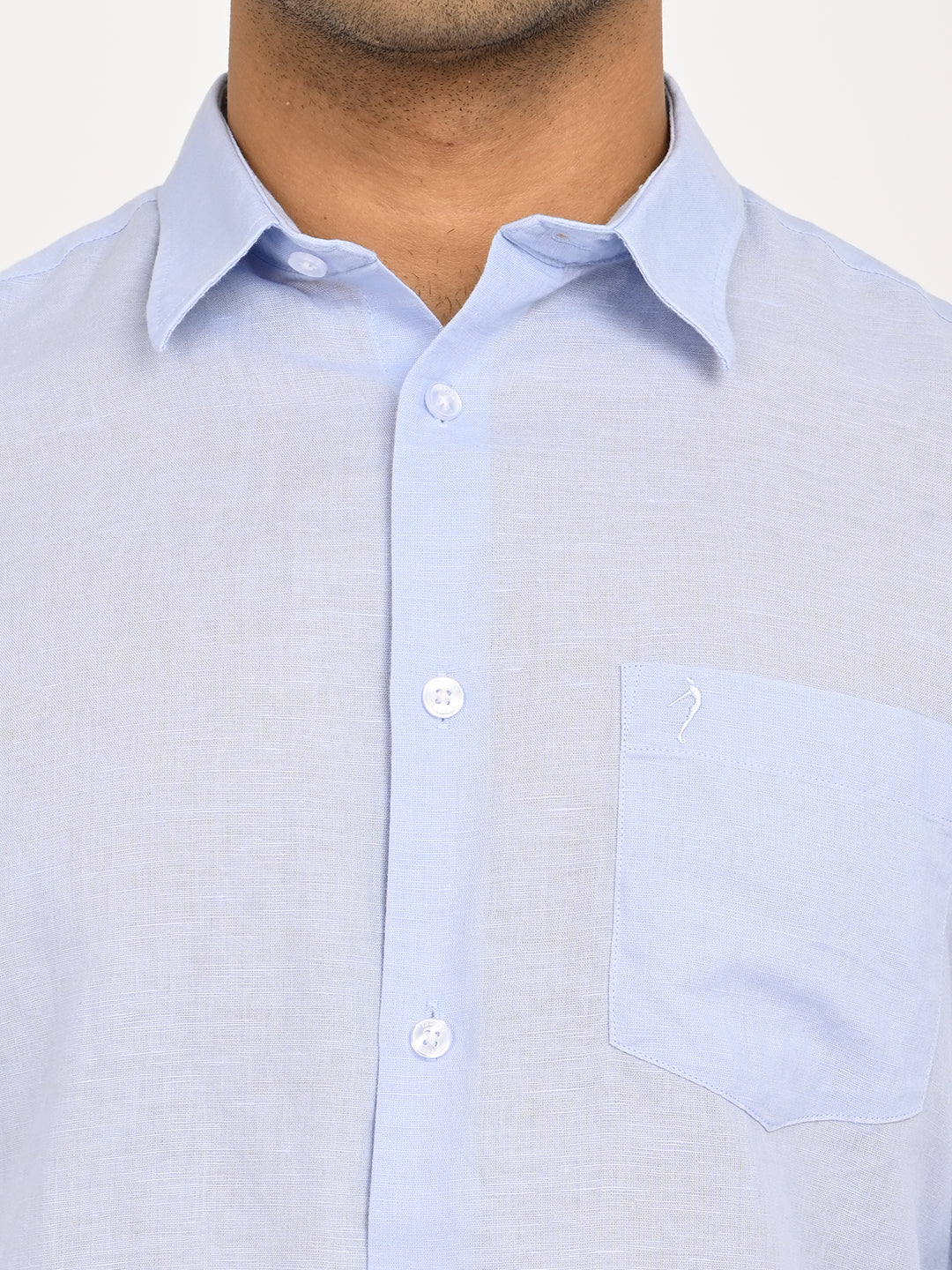 Men's Solid Full Sleeve Cotton Blend Shirt - Image 41