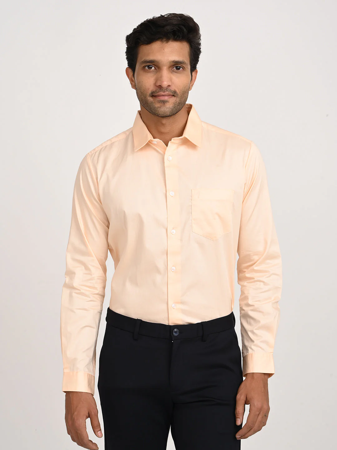 Men's Solid Full Sleeve Cotton Shirt