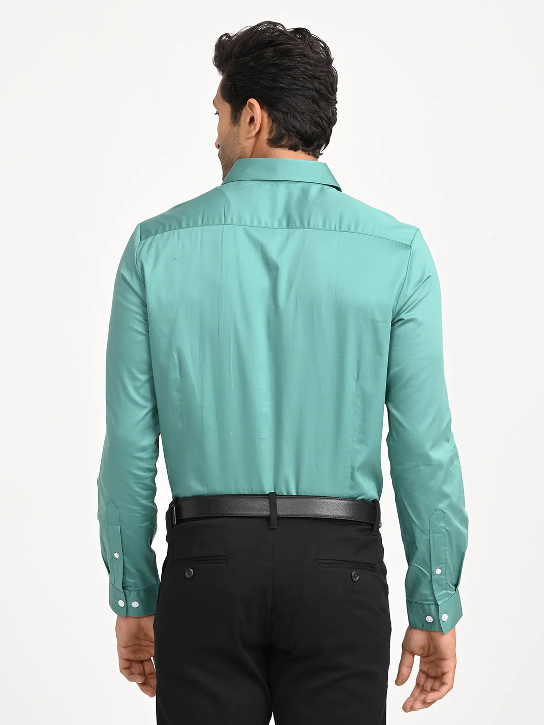 Men's Solid Full Sleeve Cotton Shirt - Image 16