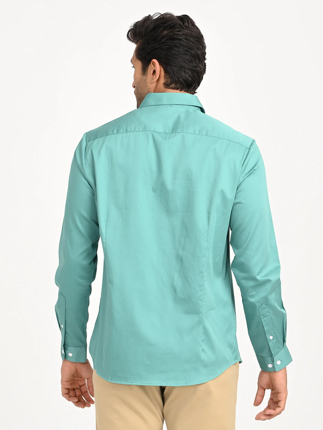 Men's Solid Full Sleeve Cotton Shirt - Image 22