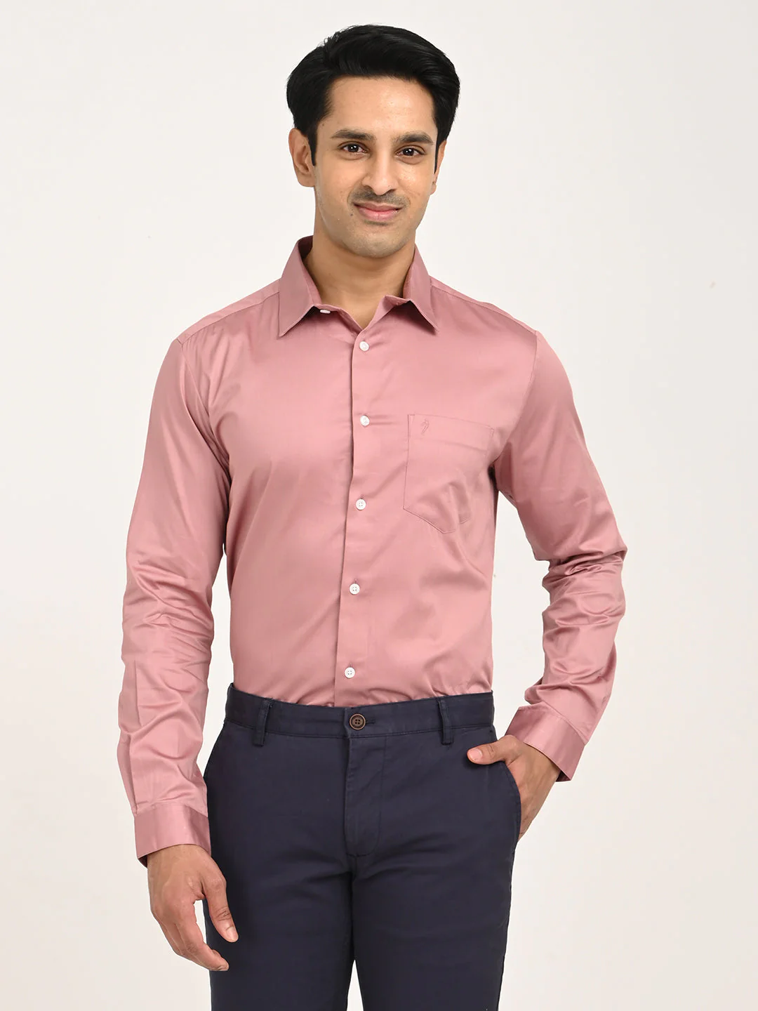 Men's Solid Full Sleeve Cotton Shirt - Image 25