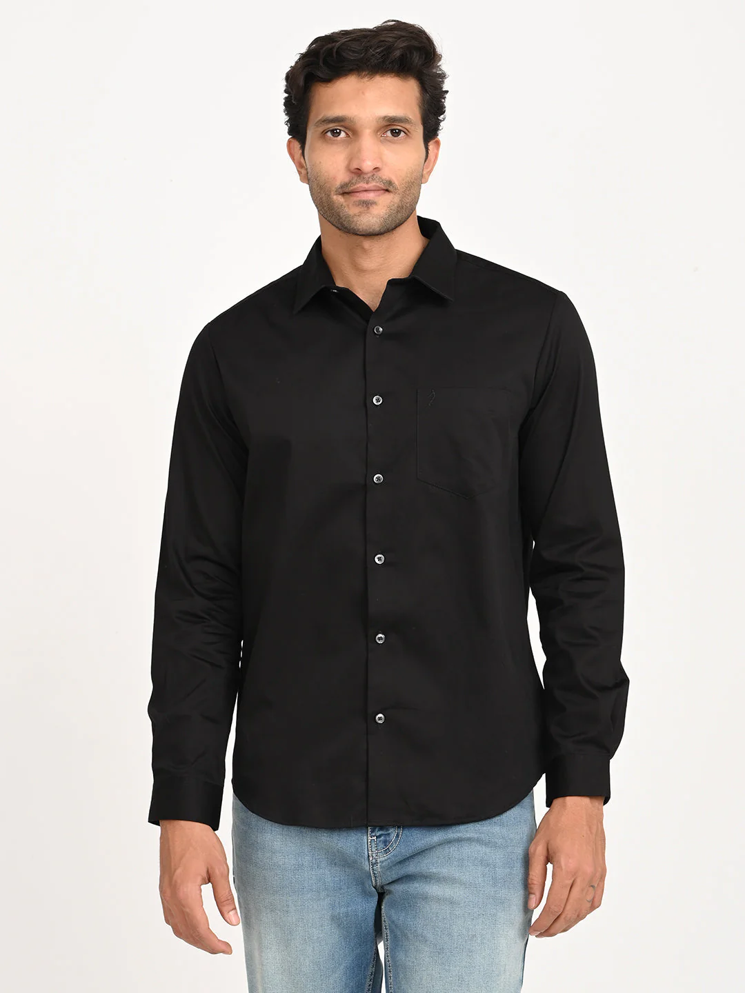 Men's Solid Full Sleeve Cotton Shirt - Image 43