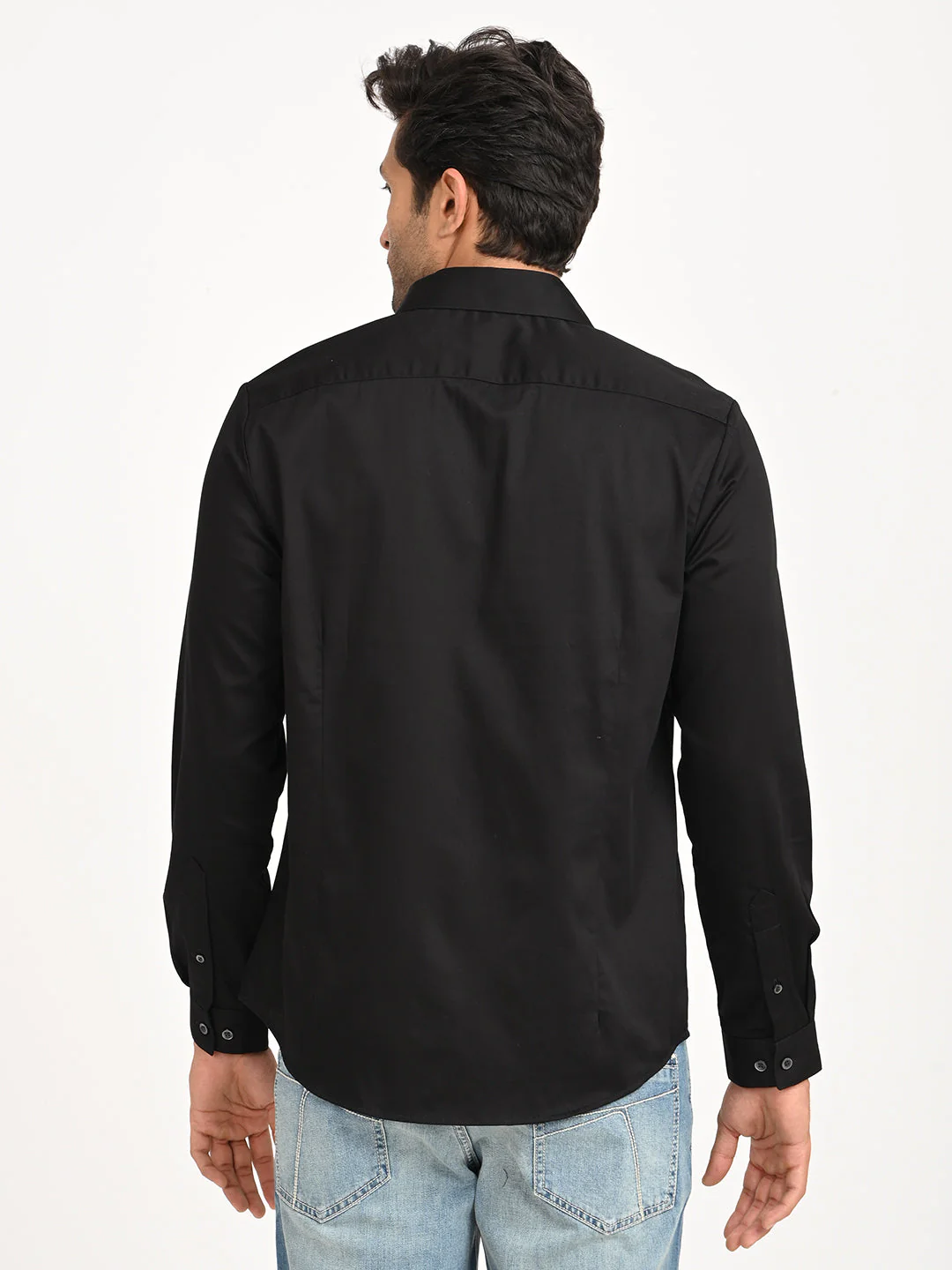 Men's Solid Full Sleeve Cotton Shirt - Image 46