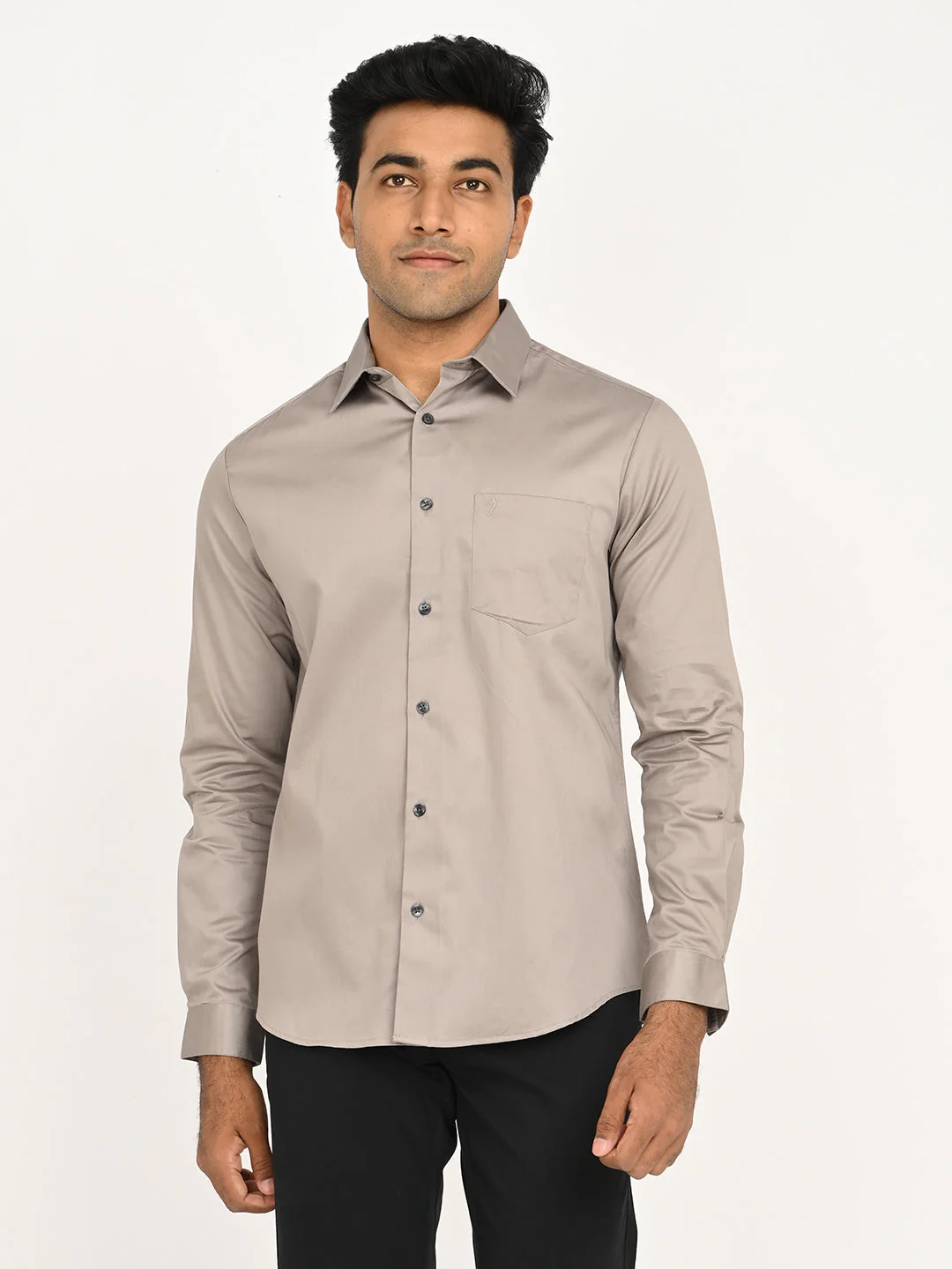 Men's Solid Full Sleeve Cotton Shirt - Image 49