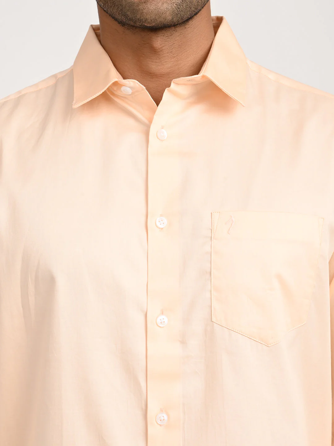 Men's Solid Full Sleeve Cotton Shirt - Image 5