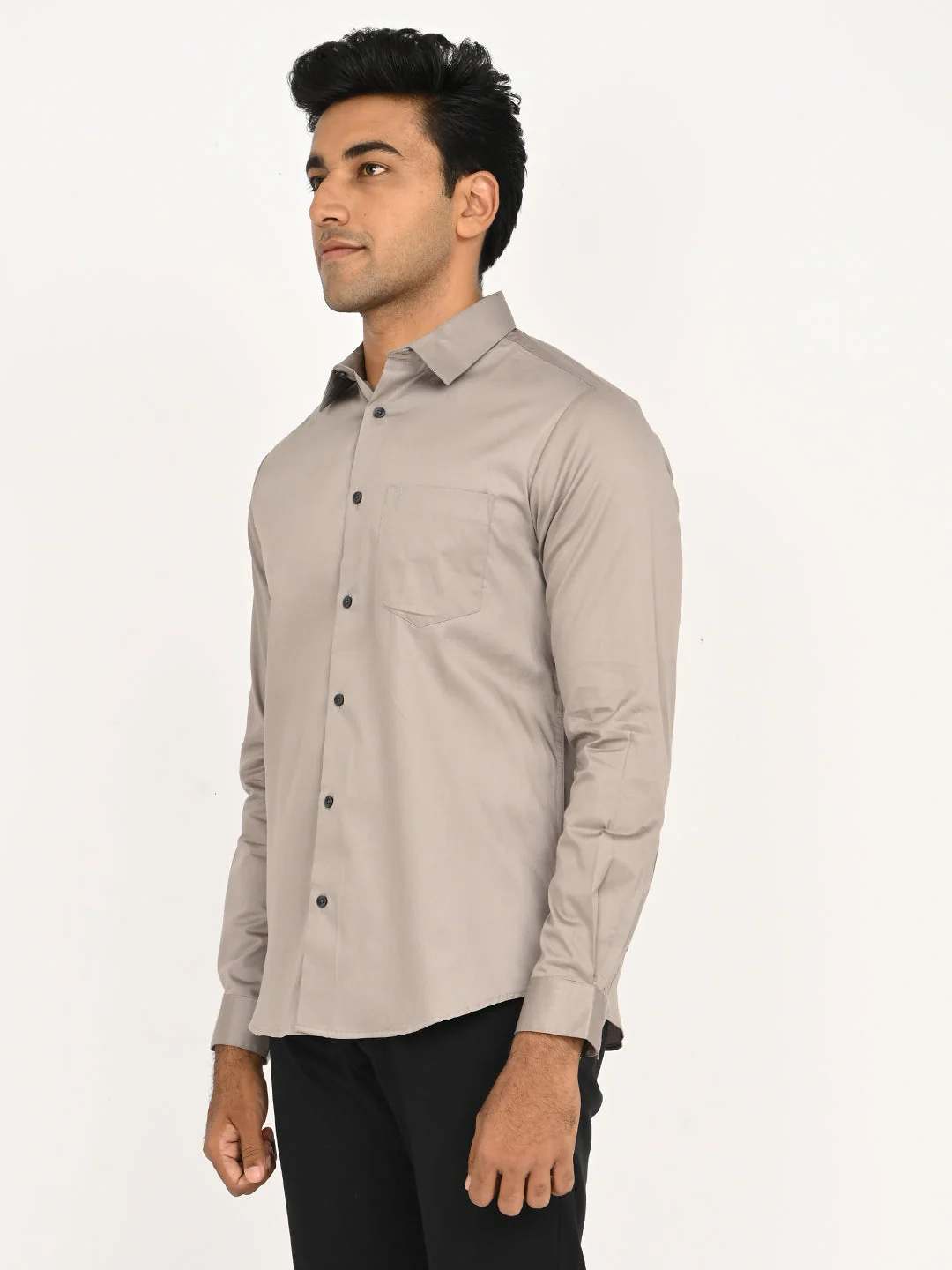 Men's Solid Full Sleeve Cotton Shirt - Image 50